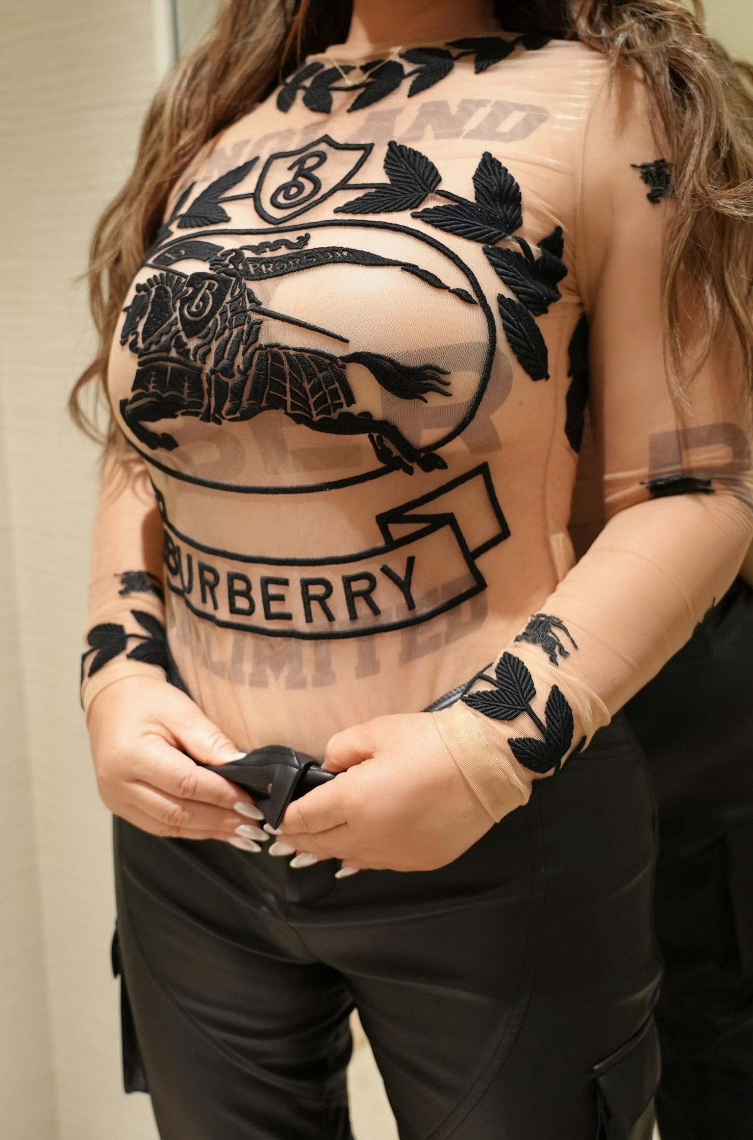 Burberry Embroidered Bodysuit