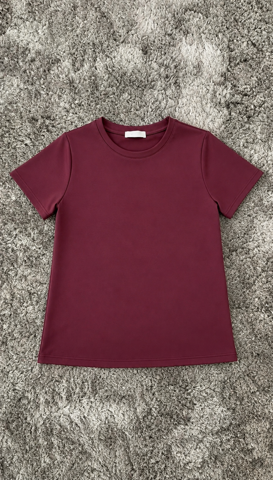 Puff Sleeve Maroon Set