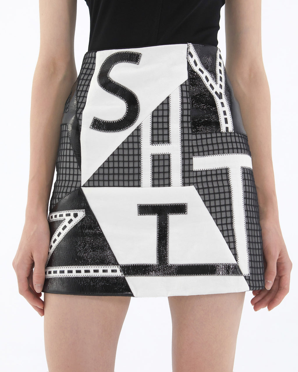 Black and White Skirt