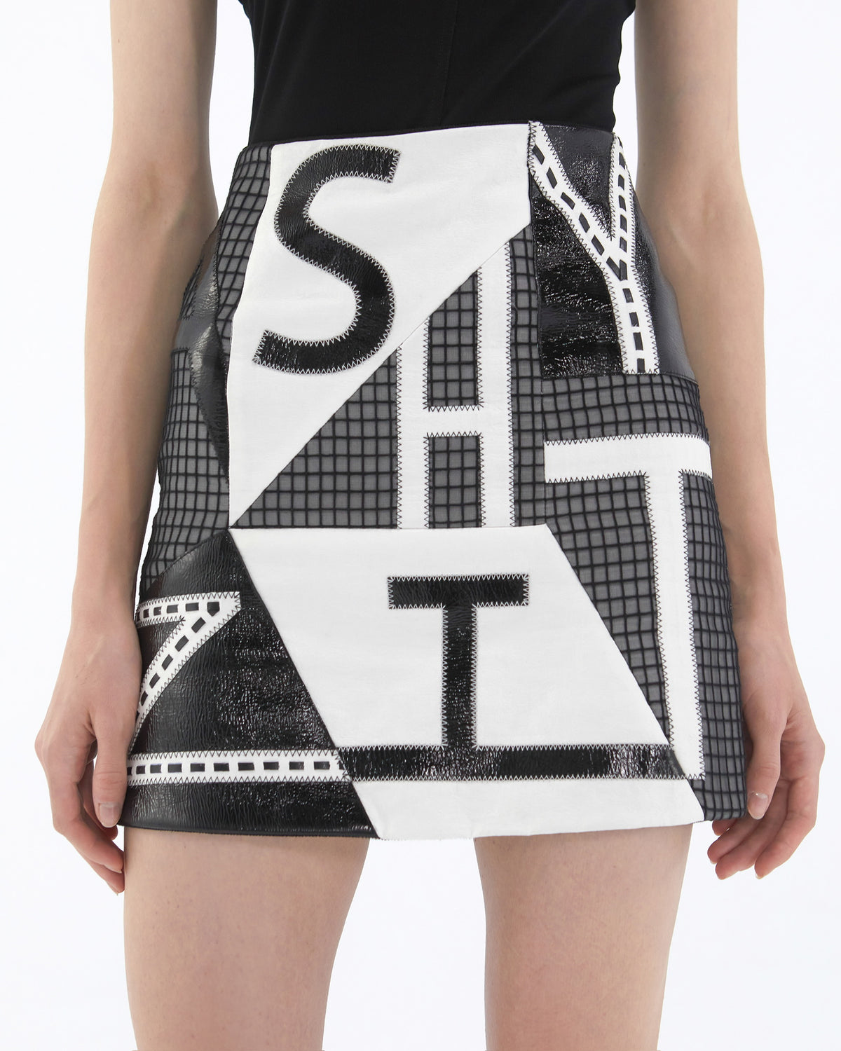 Black and White Skirt