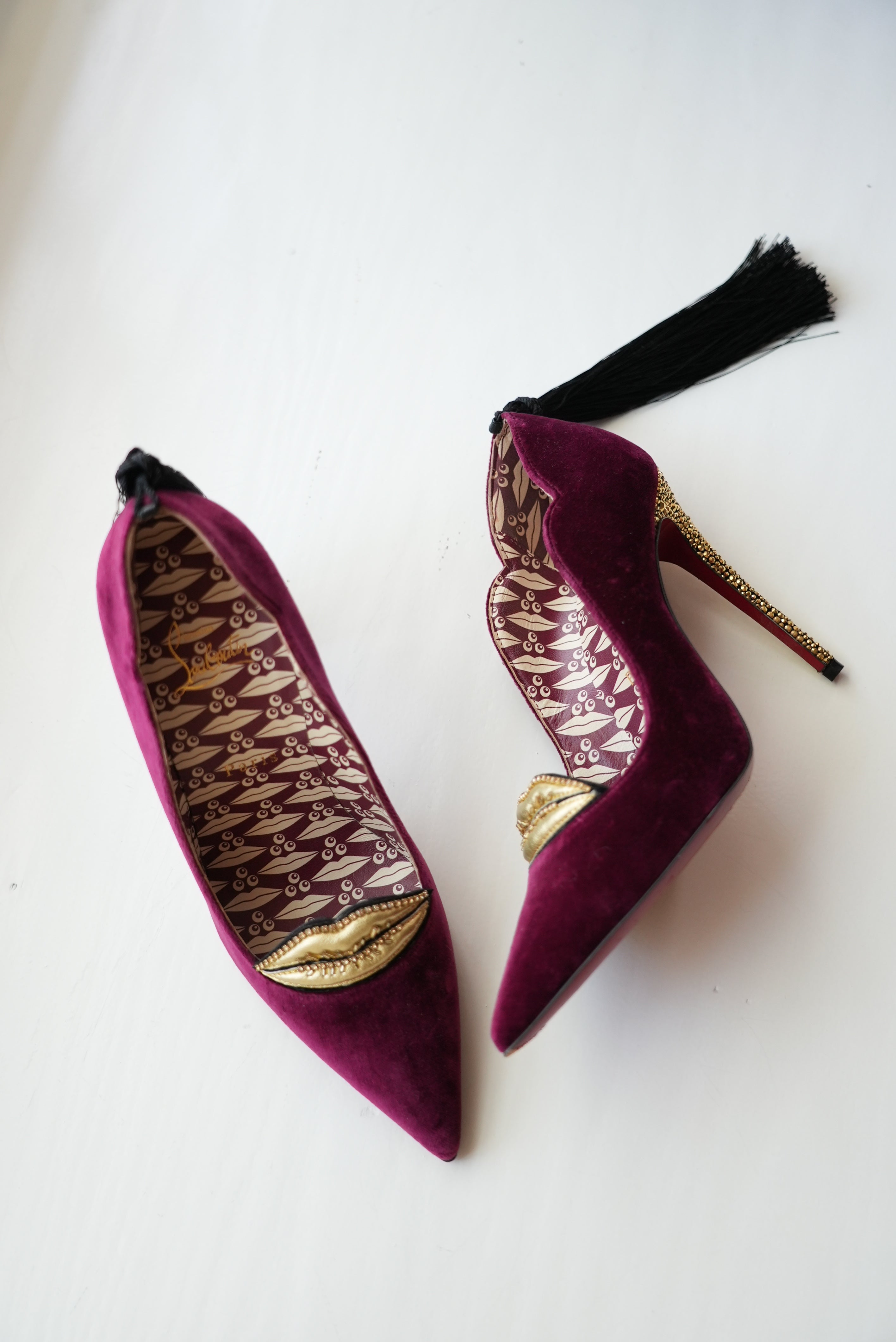 Louboutin Tassel Heels