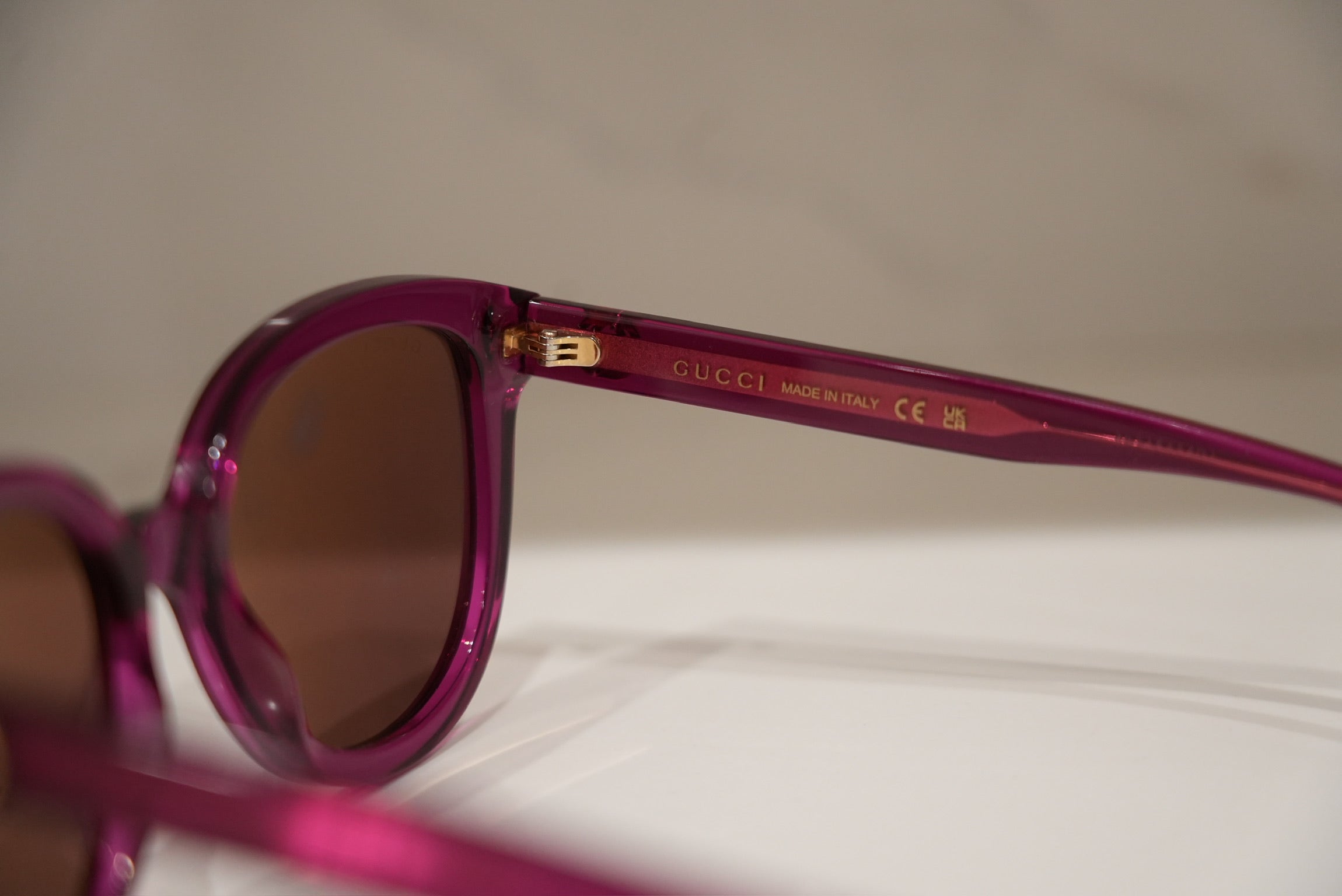 Gucci Magenta GG Sunglasses