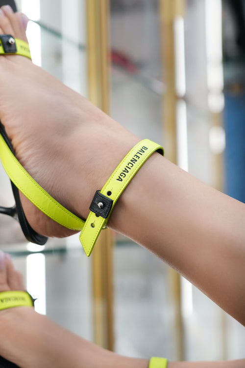 Balenciaga Neon Heels