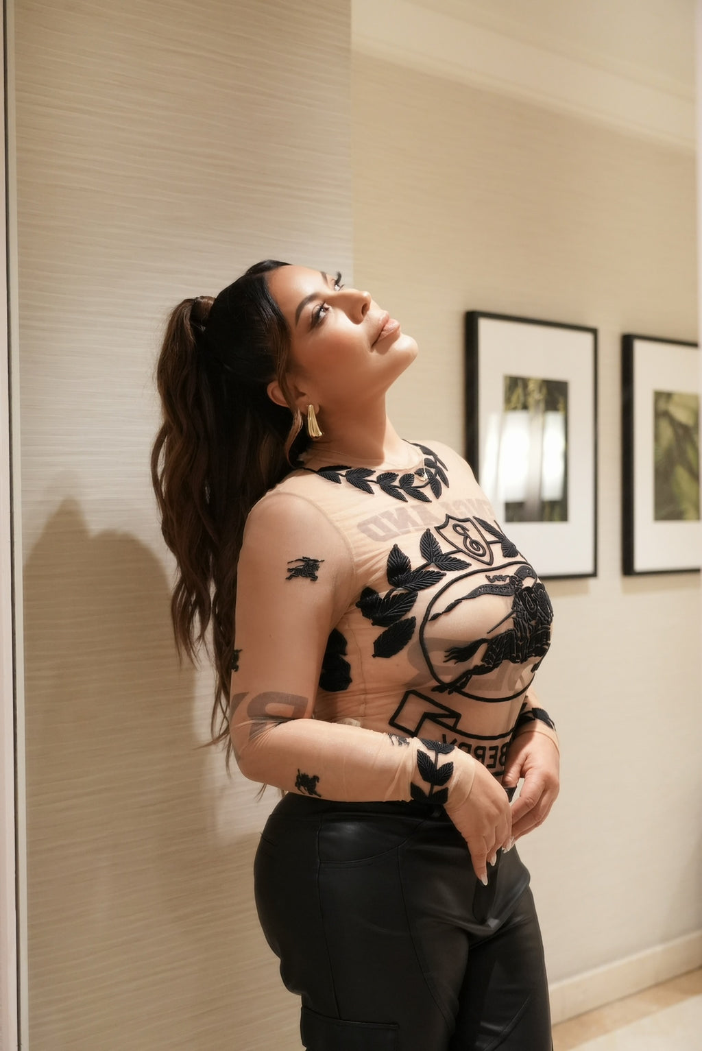 Burberry Embroidered Bodysuit
