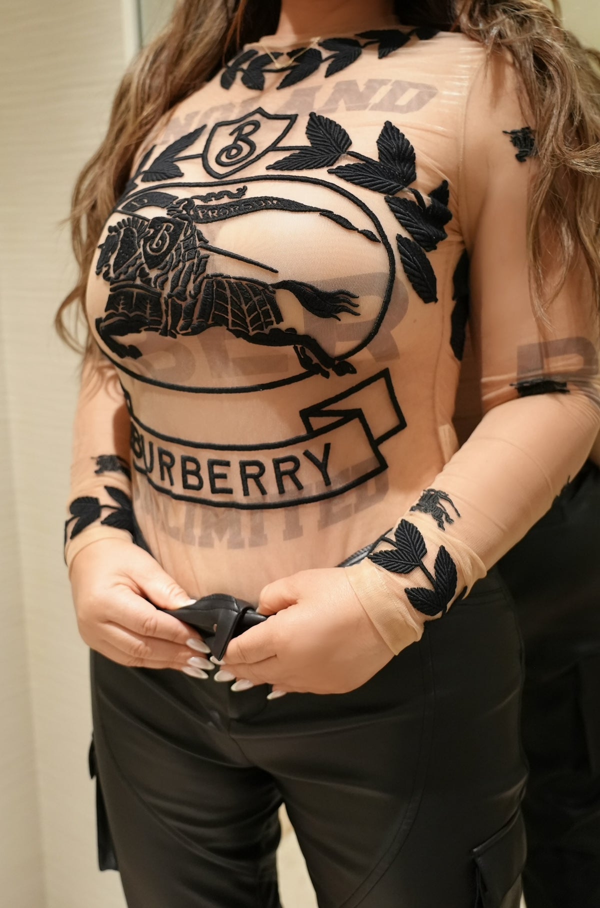 Burberry Embroidered Bodysuit