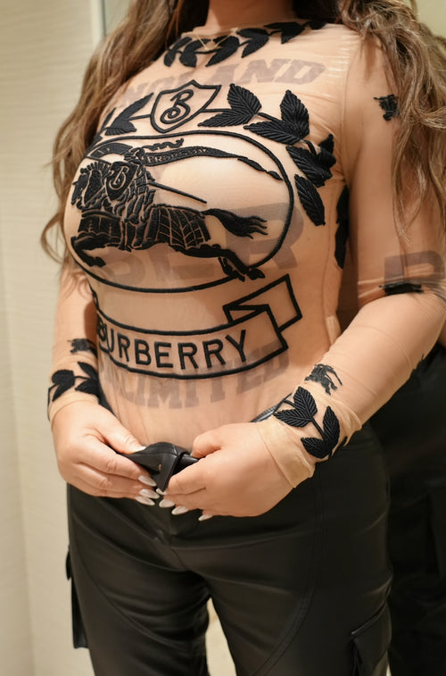Burberry Embroidered Bodysuit