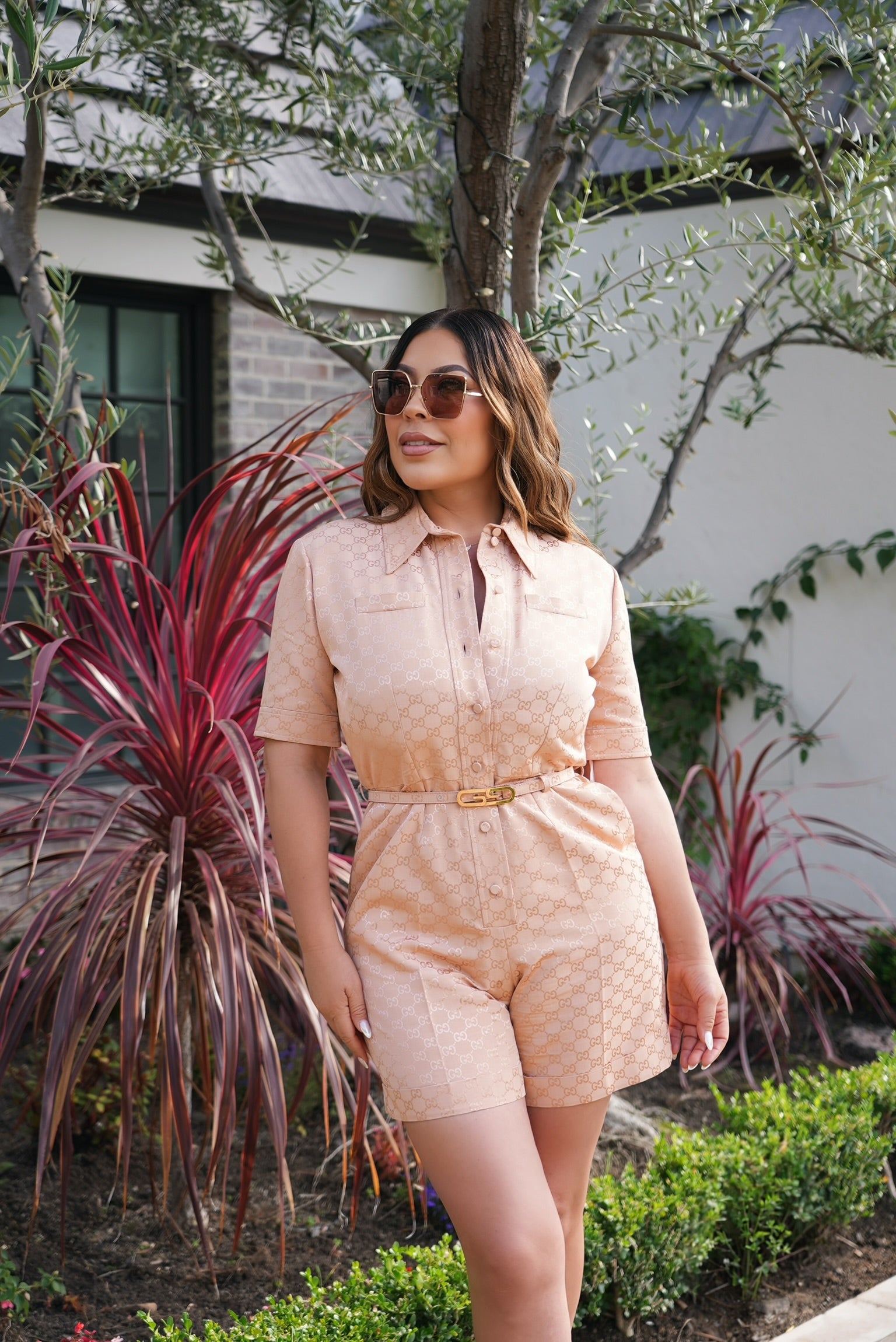 Gucci Pink Jumpsuit